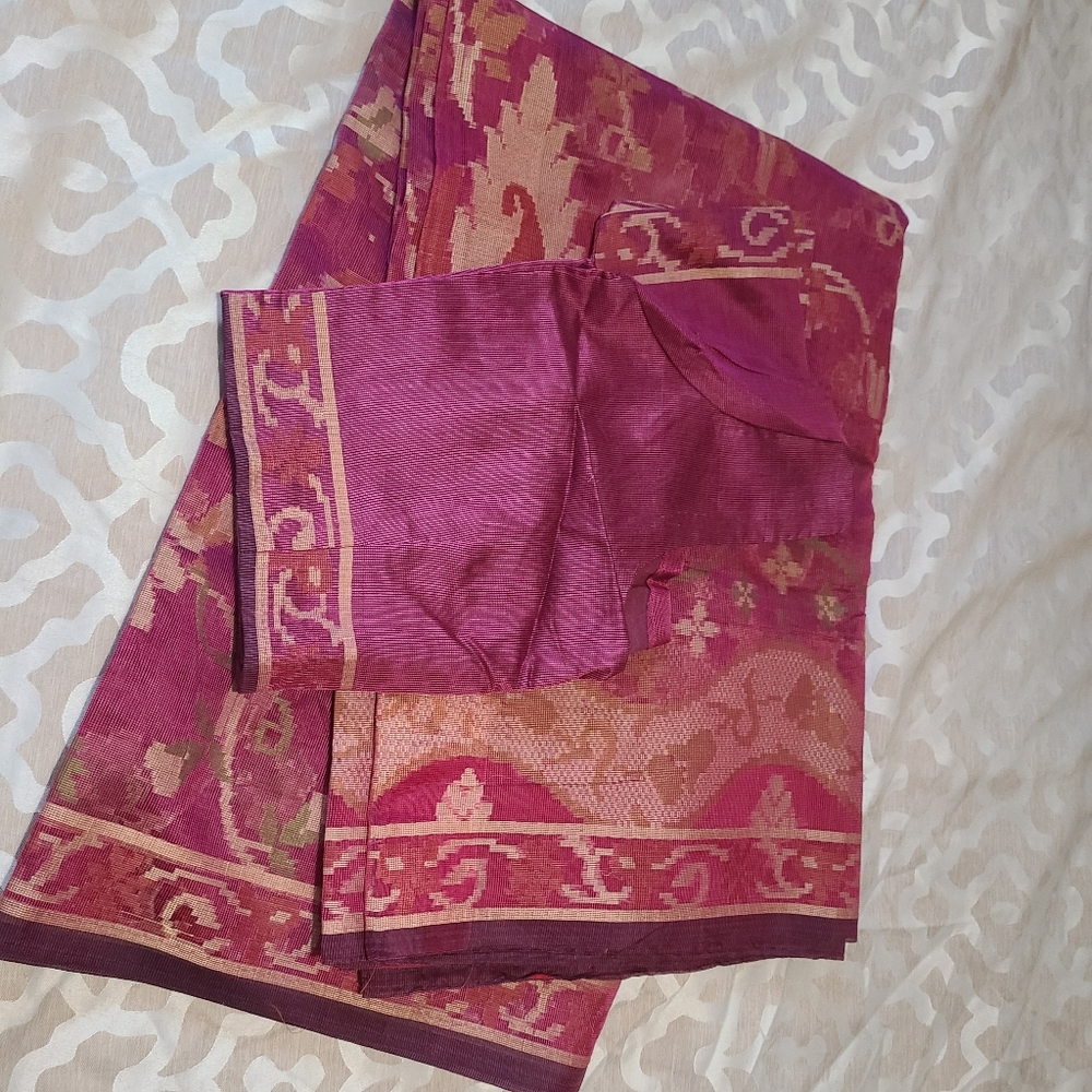 Cotton Saree With Beautiful Pallu